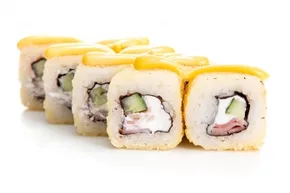 Жареный ролл с беконом
